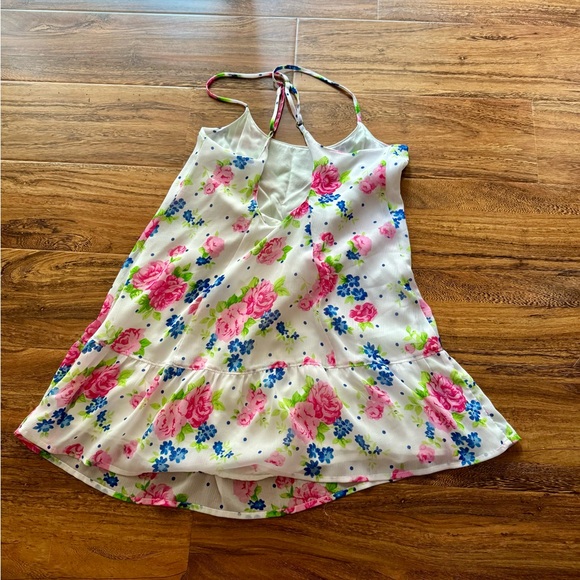 Abercrombie KIDS flowery top chiffon size L - Picture 2 of 3